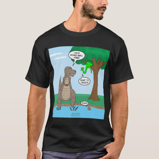 ティラノサウルスの嘆き Tシャツ (正面)