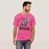 ティラノサウルスの破壊 Tシャツ (正面フル)