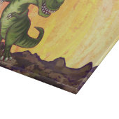 ティラノサウルスの贈り物とアクセサリー カッティングボード (角)