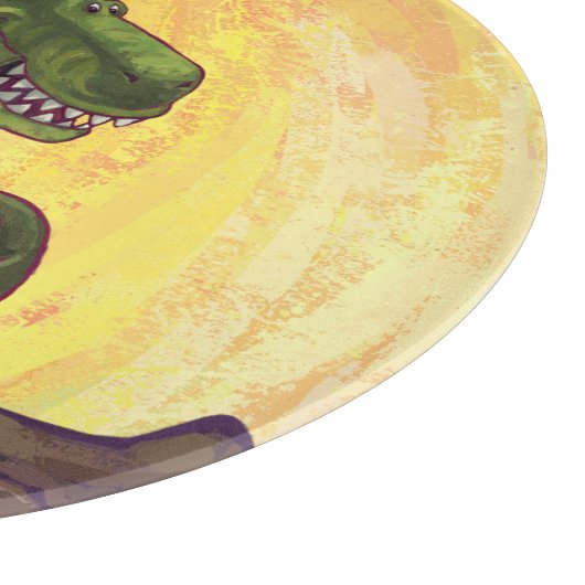 ティラノサウルスの贈り物とアクセサリー カッティングボード (角)