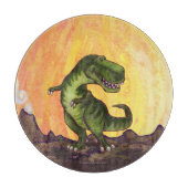 ティラノサウルスの贈り物とアクセサリー カッティングボード (正面)