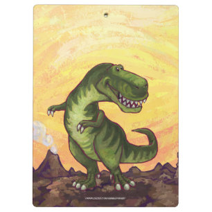 ティラノサウルスの贈り物とアクセサリー クリップボード