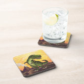 ティラノサウルスの贈り物とアクセサリー コースター (右側)