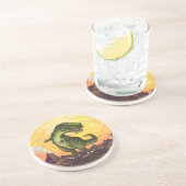 ティラノサウルスの贈り物とアクセサリー コースター (側面)