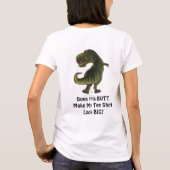 ティラノサウルスの贈り物&アクセサリーTシャツ Tシャツ (裏面)