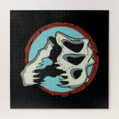 ティラノサウルススカル ジグソーパズル (横)