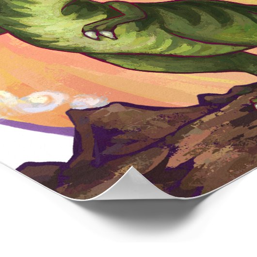 ティラノサウルスパーティーセンター ポスター (角)