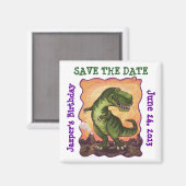 ティラノサウルスパーティーセンター マグネット (正面/裏面)