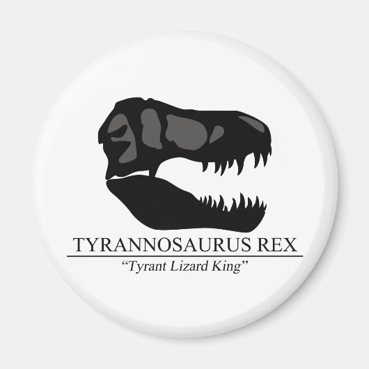 ティラノサウルスレックススカル マグネット (正面)