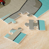 ティラノサウルスレックスボスは机に座っている。 ジグソーパズル (側面)