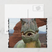 ティラノサウルスレックス恐竜 ポストカード (正面/裏面)