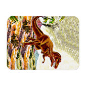 ティラノサウルスレックス恐竜 マグネット (横)