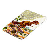 ティラノサウルスレックス恐竜 マグネット (左側)