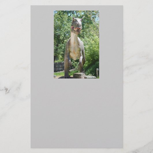 ティラノサウルスレックス恐竜 便箋 (正面)