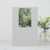 ティラノサウルスレックス恐竜 便箋 (スタンド正面)