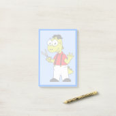 ティラノサウルスレックス理容師はさみ。 ポストイット (デスク上)