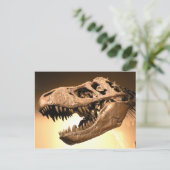 ティラノサウルスレックス葉書 ポストカード (スタンド正面)