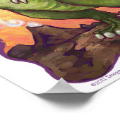 ティラノサウルスレックス誕生日パーティー装飾ポスター ポスター (角)