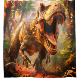 ティラノサウルスレックス シャワーカーテン