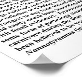 ティラノサウルスレックス ポスター (角)