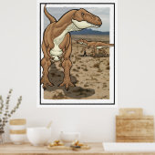 ティラノサウルスレックス#3 ポスター (キッチン)