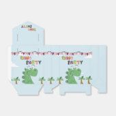 ティラノサウルスレックス/Tレックス誕生日パーティー フェイバーボックス (折り畳みなし)