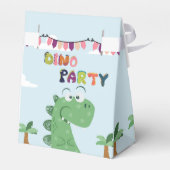 ティラノサウルスレックス/Tレックス誕生日パーティー フェイバーボックス (裏面サイド)