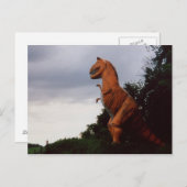 ティラノサウルスレックスTレックス恐竜はがき写真 ポストカード (正面/裏面)