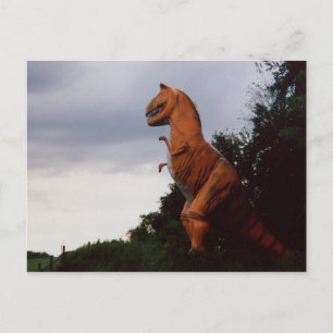 ティラノサウルスレックスTレックス恐竜はがき写真 ポストカード