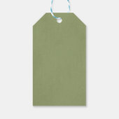 ティラノサウルス三レックスディノ三歳の誕生日 ギフトタグ (裏面)