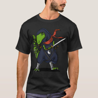 ティラノサウルス恐竜忍者サムライ Tシャツ