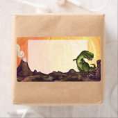 ティラノサウルス書レックス物 ラベル (インサイチュ)