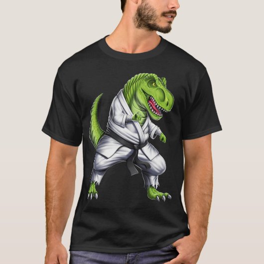 ティラノサウルス空手家 Tシャツ (正面)