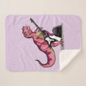 ティラノサウルス遊レックスのギター。 シェルパブランケット (正面(横))