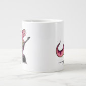 ティラノサウルス遊レックスのギター。 ジャンボコーヒーマグカップ (正面)