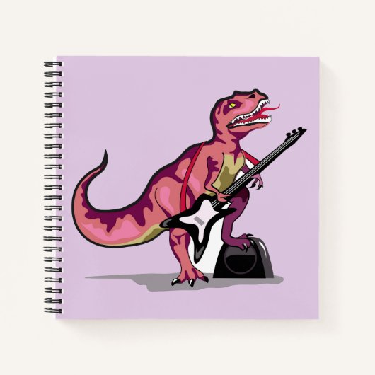 ティラノサウルス遊レックスのギター。 ノートブック (正面)