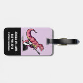 ティラノサウルス遊レックスのギター。 ラゲッジタグ (裏面横)