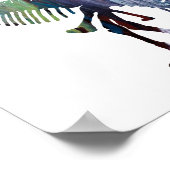 ティラノサウルス骨格 ポスター (角)