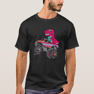 ティラノサウルス イースター バニー 恐竜 男の子 モンスタートラック キッズ Tシャツ