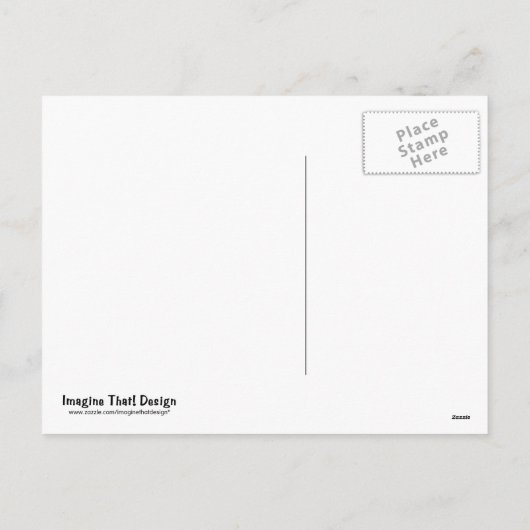 ティラノサウルス・クリスマス シーズンポストカード (裏面)