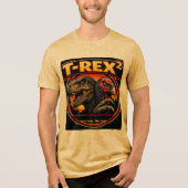 ティラノサウルス スクエアード トライブレンドTシャツ (正面)