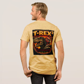 ティラノサウルス スクエアード トライブレンドTシャツ