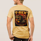 ティラノサウルス スクエアード トライブレンドTシャツ (裏面)