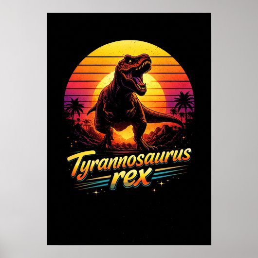 ティラノサウルス ポスター (正面)