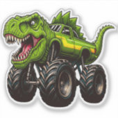ティラノサウルス モンスタートラック シール (正面)