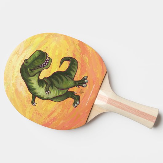 ティラノサウルス・レックスのギフト及び付属品 卓球ラケット (横)
