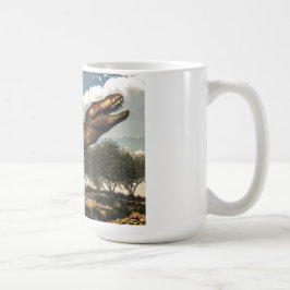 ティラノサウルス・レックスのレックスおよび卵 コーヒーマグカップ