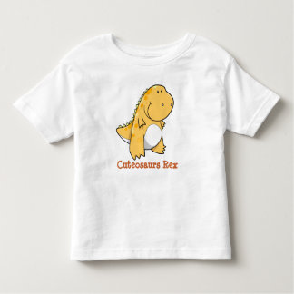 ティラノサウルス・レックスのレックスの恐竜のCuteosaursのTシャツ トドラーTシャツ