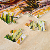 ティラノサウルス・レックスのレックスの恐竜 ジグソーパズル (側面)