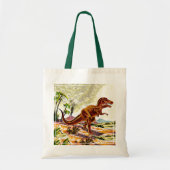 ティラノサウルス・レックスのレックスの恐竜 トートバッグ (正面)